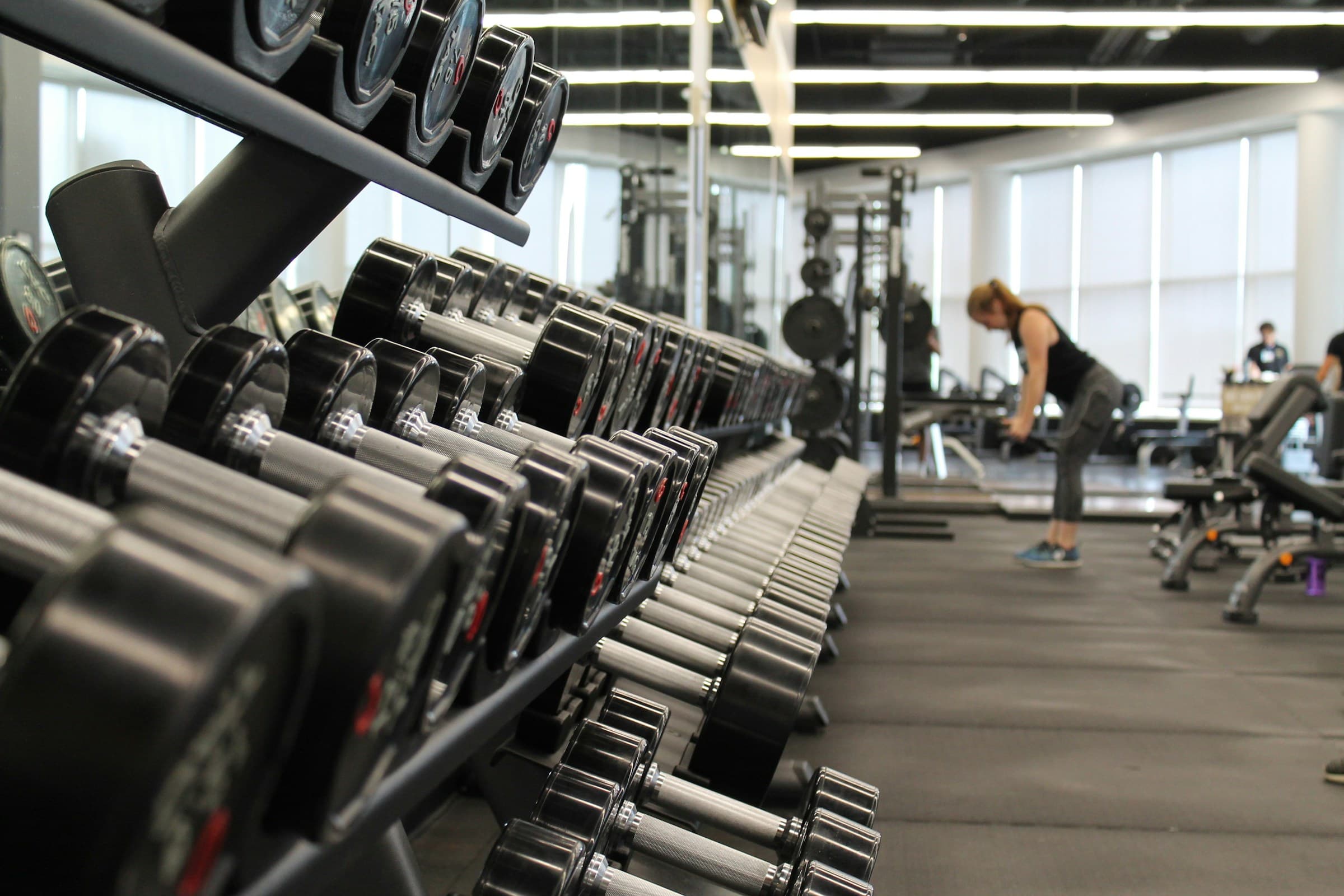 Gym workout background - Workouch AI fitness app for personalized workout plans